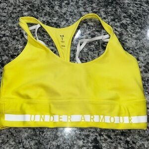 Under Armour Vibrant Yellow Sports Bra